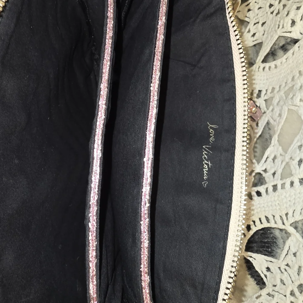 Victoria's Secret Pink Glitter Crossbody, Shoulder Bag, Purse